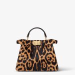 FENDI Peekaboo ISeeU Small Printed cavallino calfskin bag - Image 3